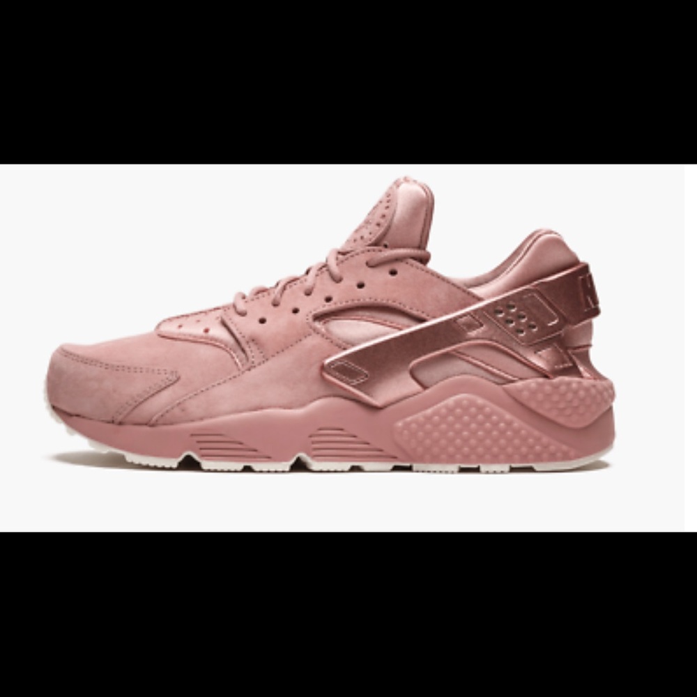 Rose Gold Nike Huarache Shoes